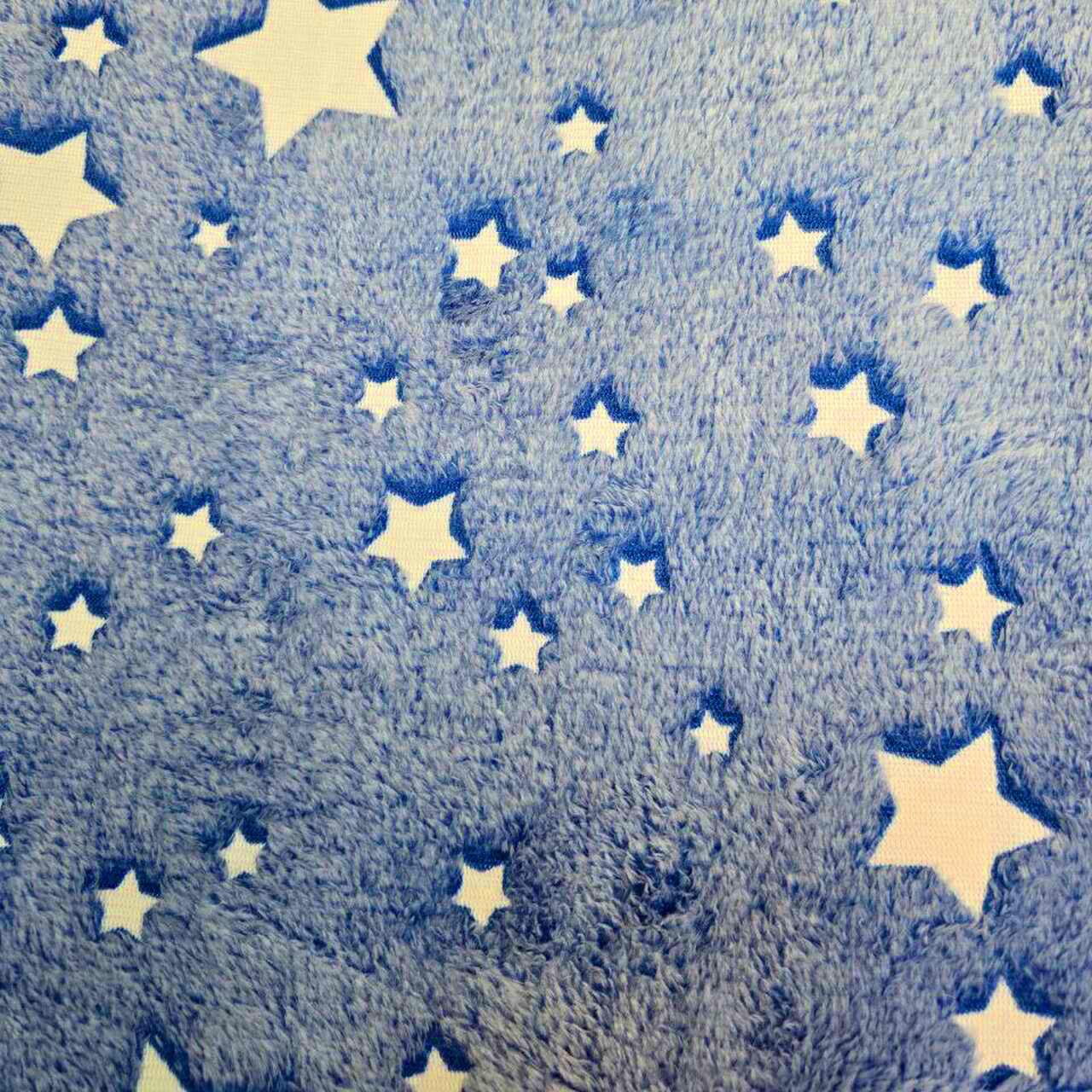 Alfombra Pasillera Luminosa 160x50cm Bajada Cama Noche Azul
