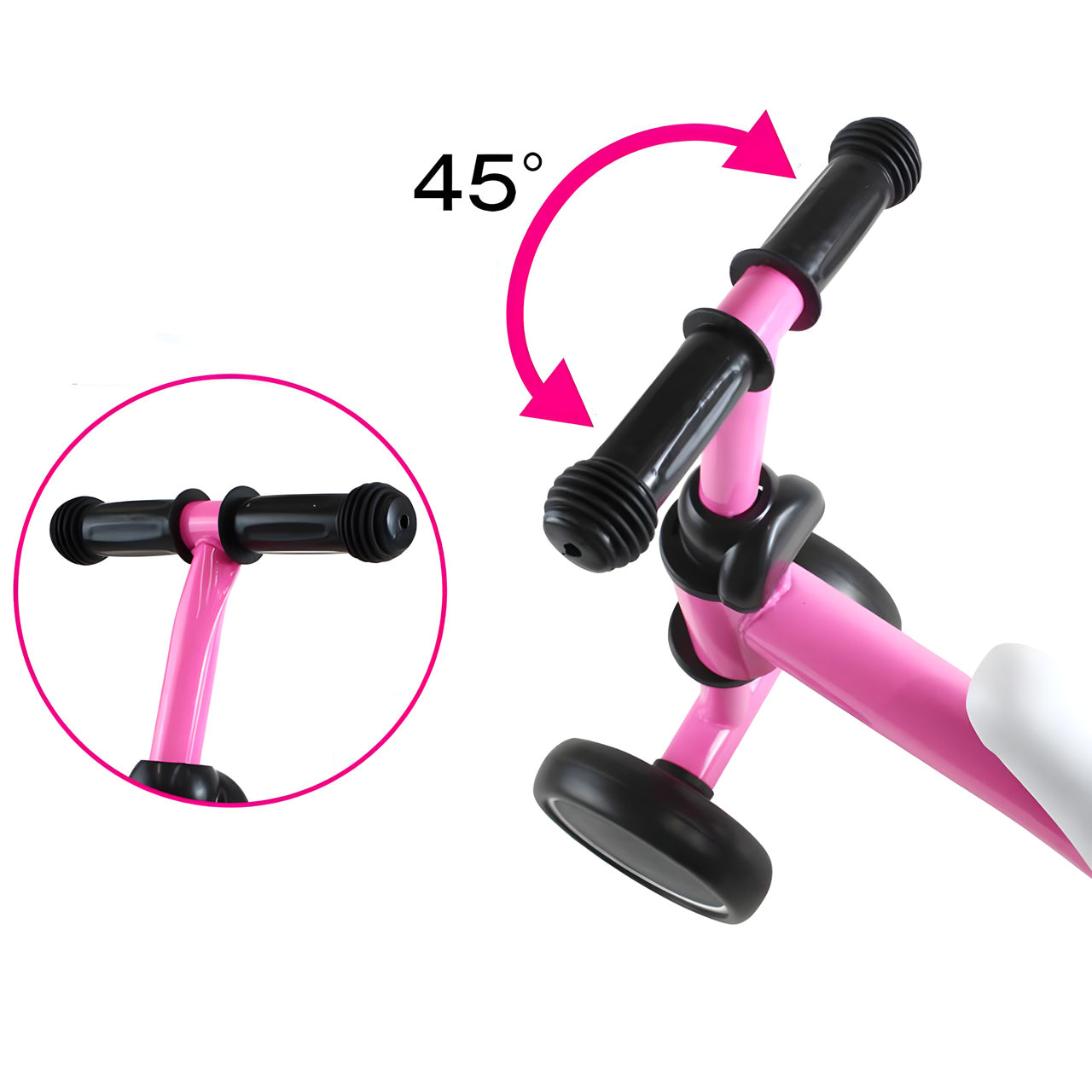 Bicicleta Equilibrio Andador Correpasillo Sin Pedales Blanco