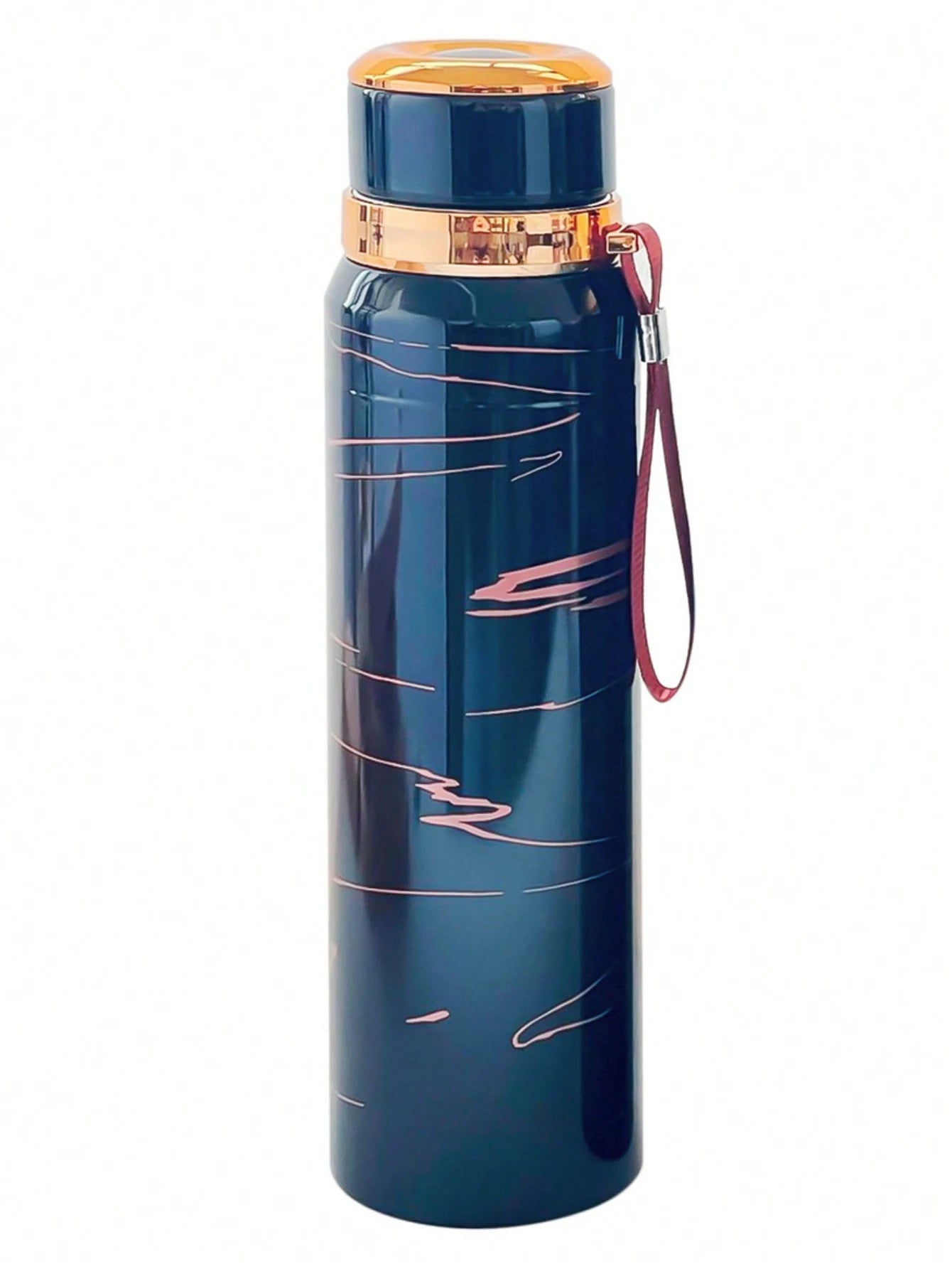 Termo Botella 800ml Acero Inox. Frío/Calor Azul