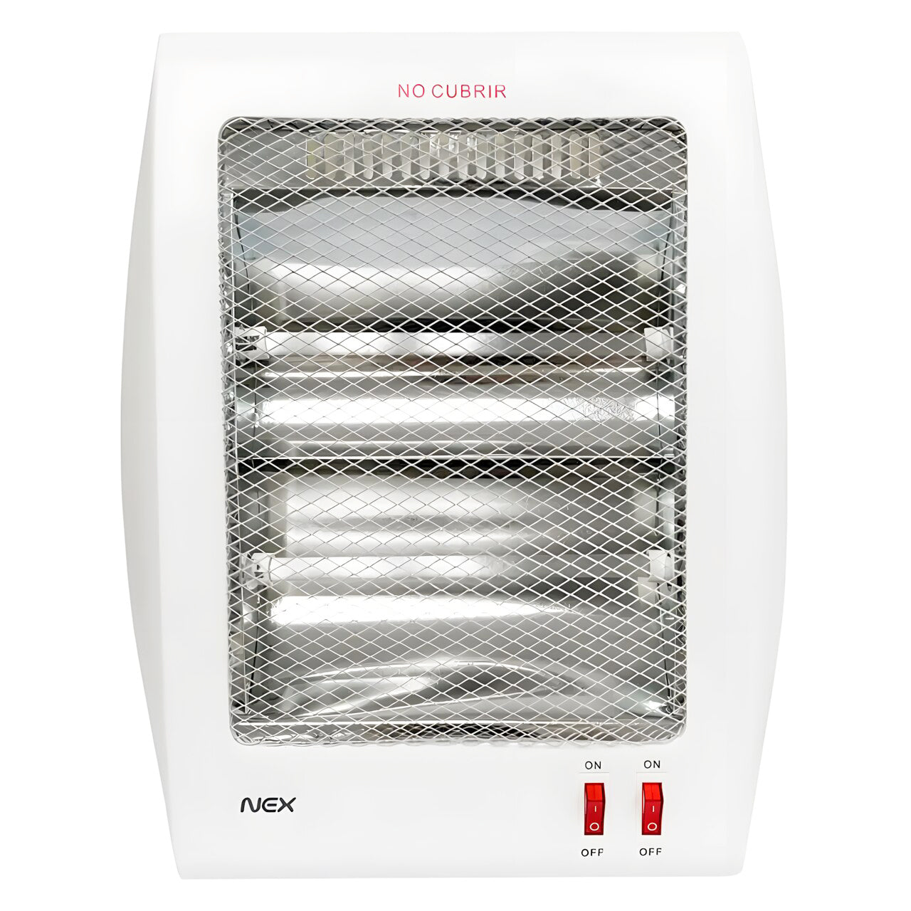 Calefactor Cuarzo NEX 800W Eléctrico 2 Niveles Portatil
