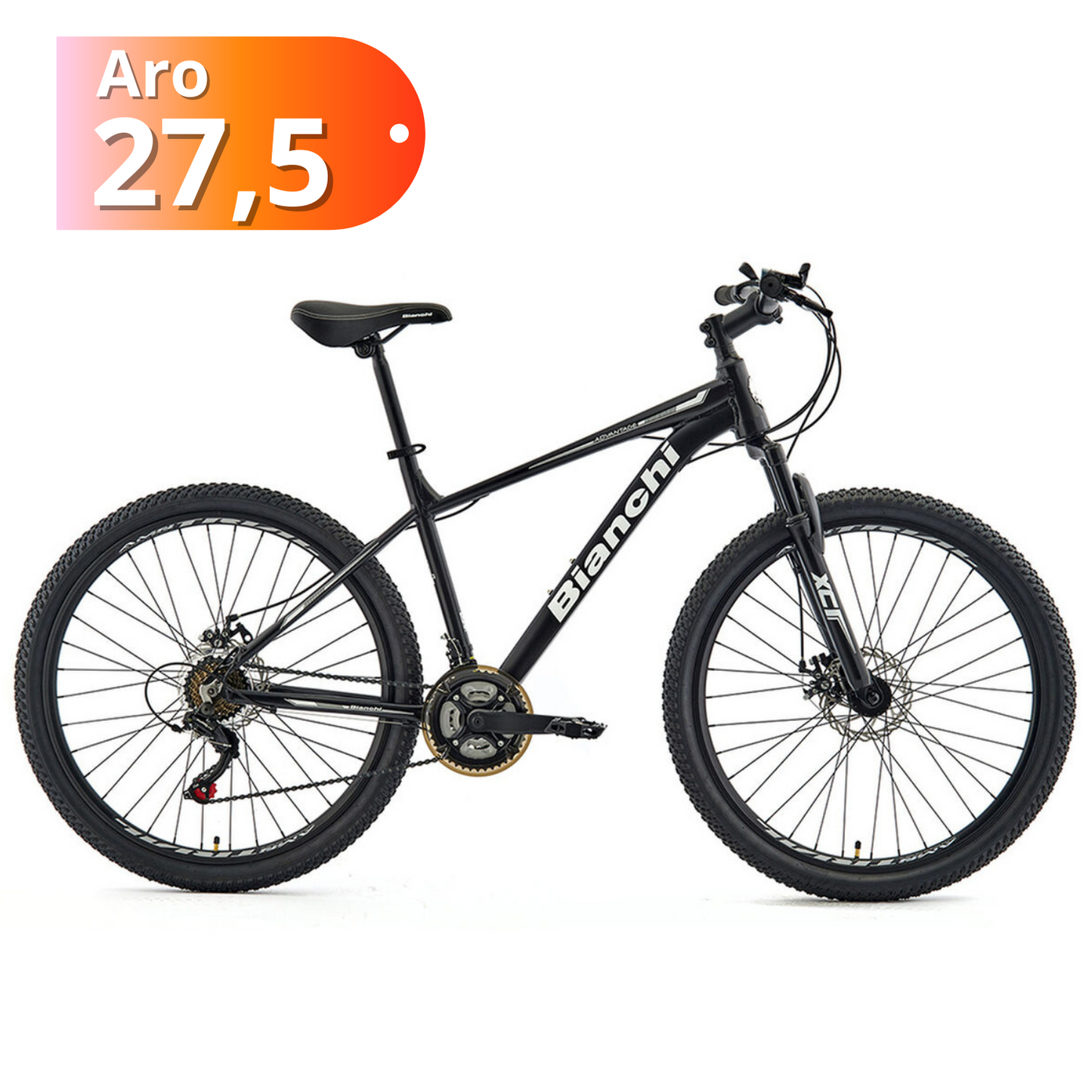 Bicicleta MTB Bianchi Advantage Aro 27.5" Susp. Delantera 21 Velocidades