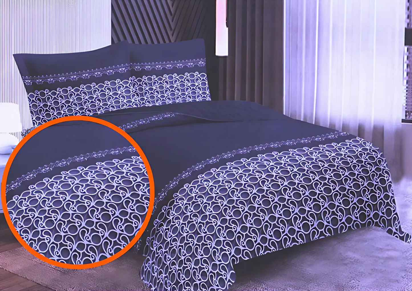 Cubrecama Cobertor Quilt Estampado 2 Plazas