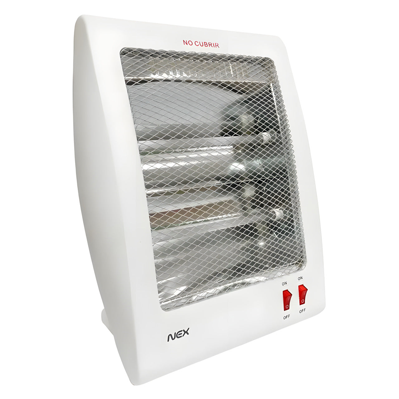 Calefactor Cuarzo NEX 800W Eléctrico 2 Niveles Portatil