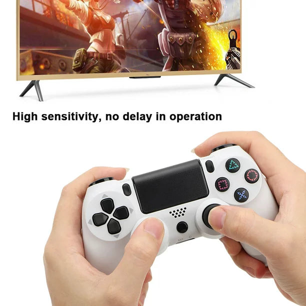 Control Inalámbrico PS4 y PC Bluetooth Blanco