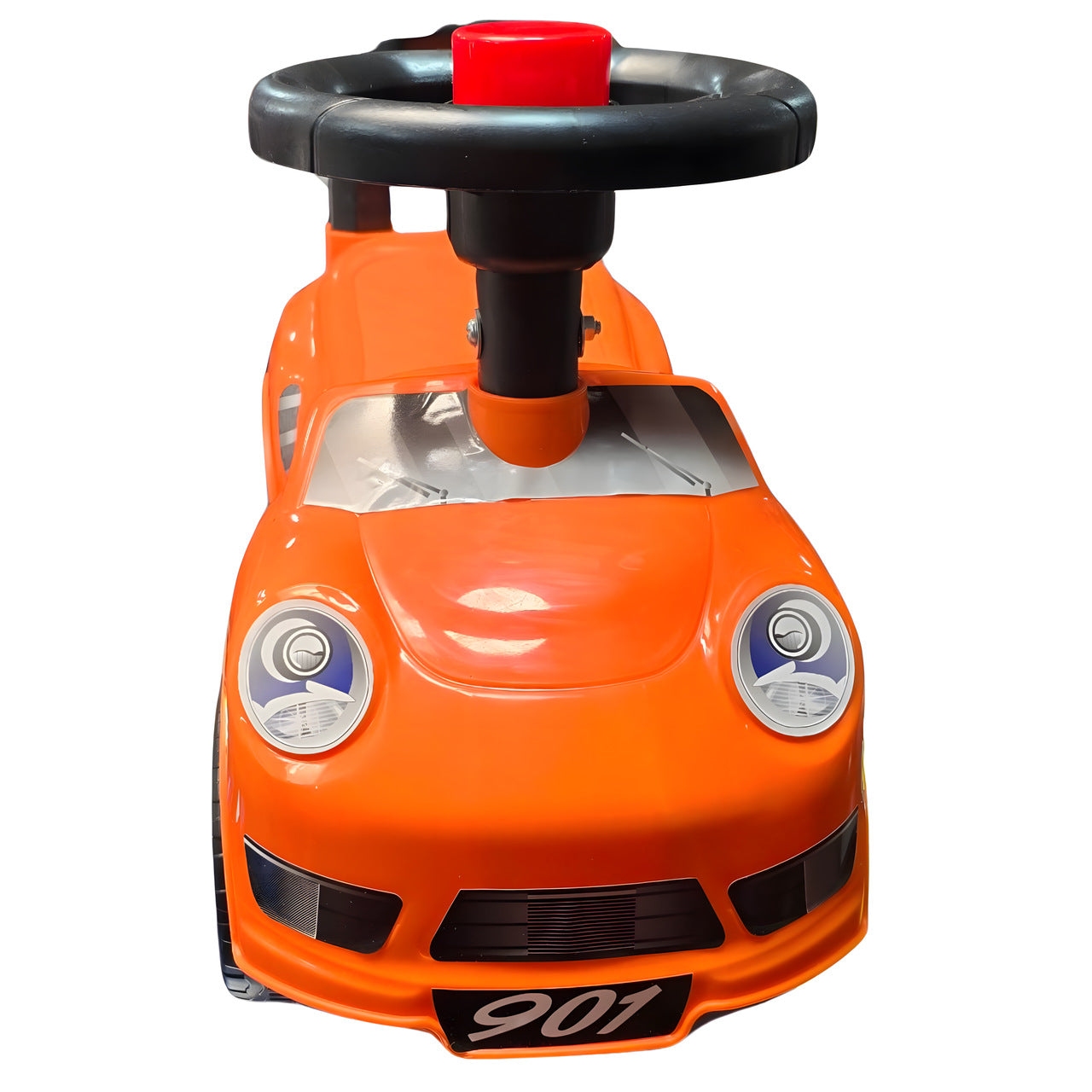 Correpasillo Auto Deportivo Niños Andador Sonidos Naranja