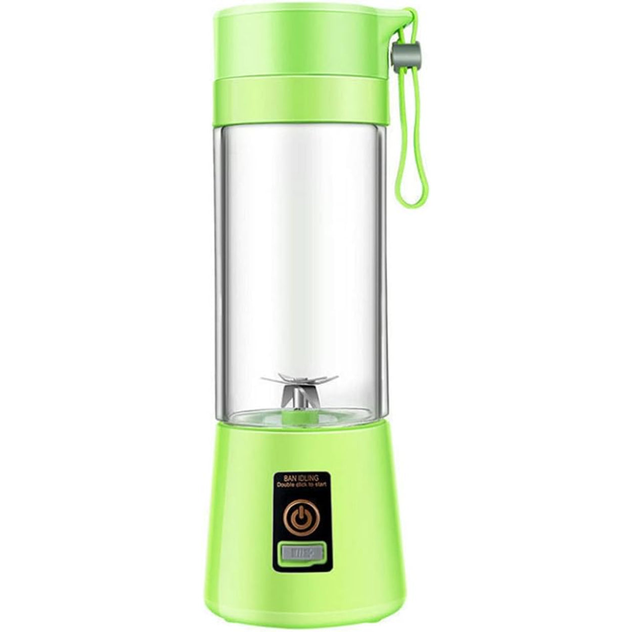 Juguera Licuadora 380ml Portátil USB Recargable Verde