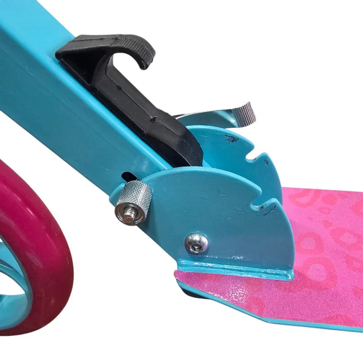 Scooter Monopatín XL Grande Metálico Ajustable Rojo/Negro