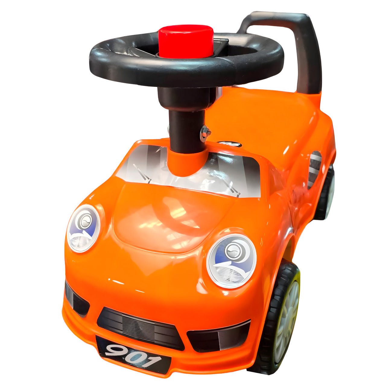 Correpasillo Auto Deportivo Niños Andador Sonidos Naranja