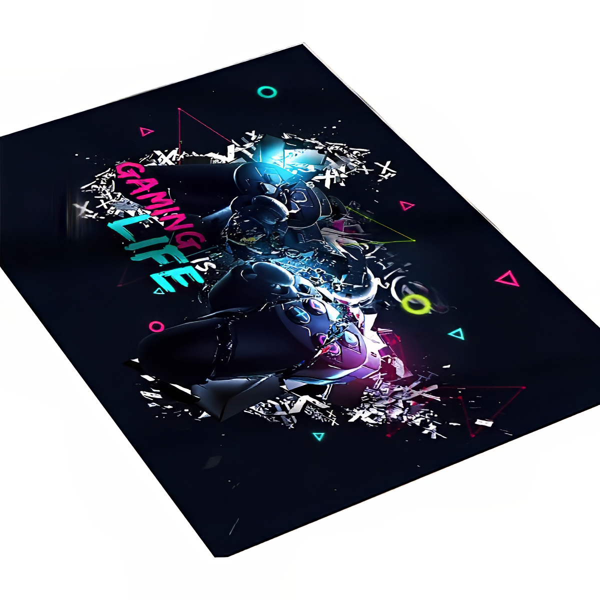 Alfombra Gamer 200x150 Decoración 3D Antideslizante