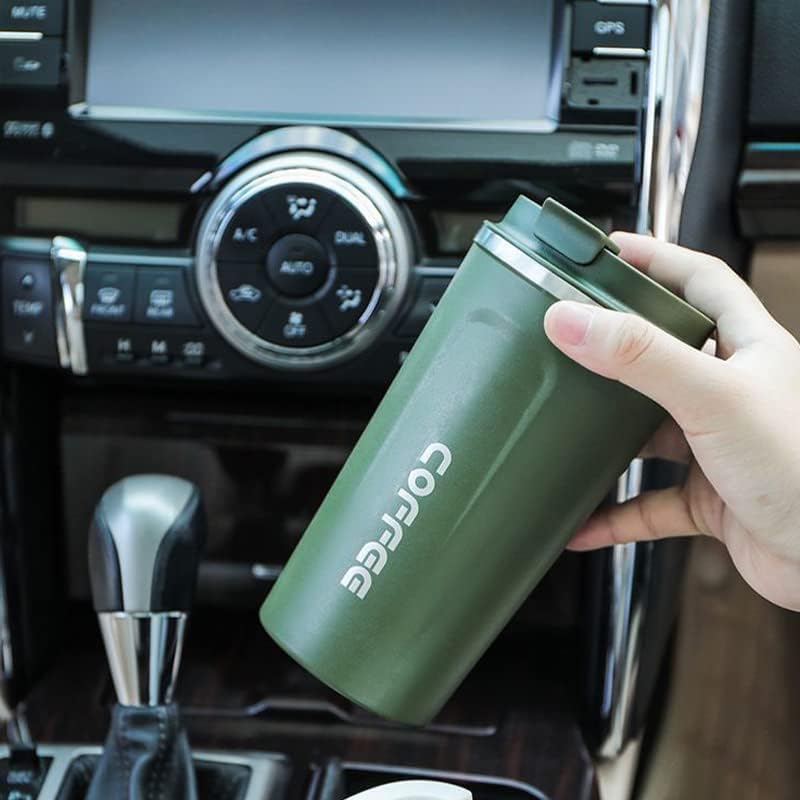 Vaso Térmico Digital 380ml Acero Inox. Verde
