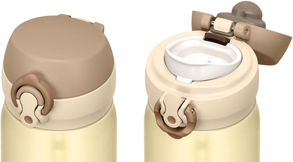 Termo Acero Inox 500ml. Frío/Calor Portátil Oro