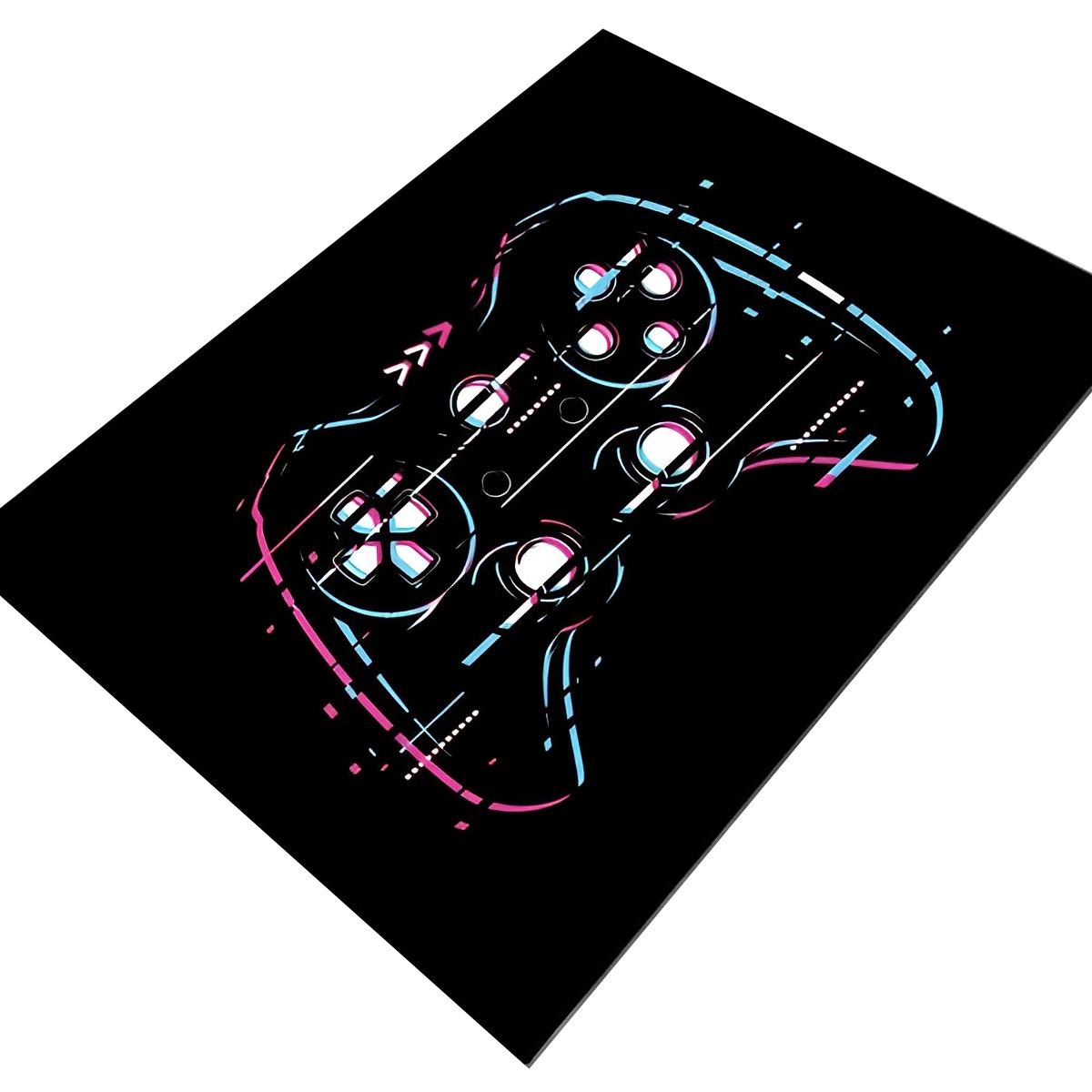 Alfombra Gamer 200x150 Decoración 3D Antideslizante