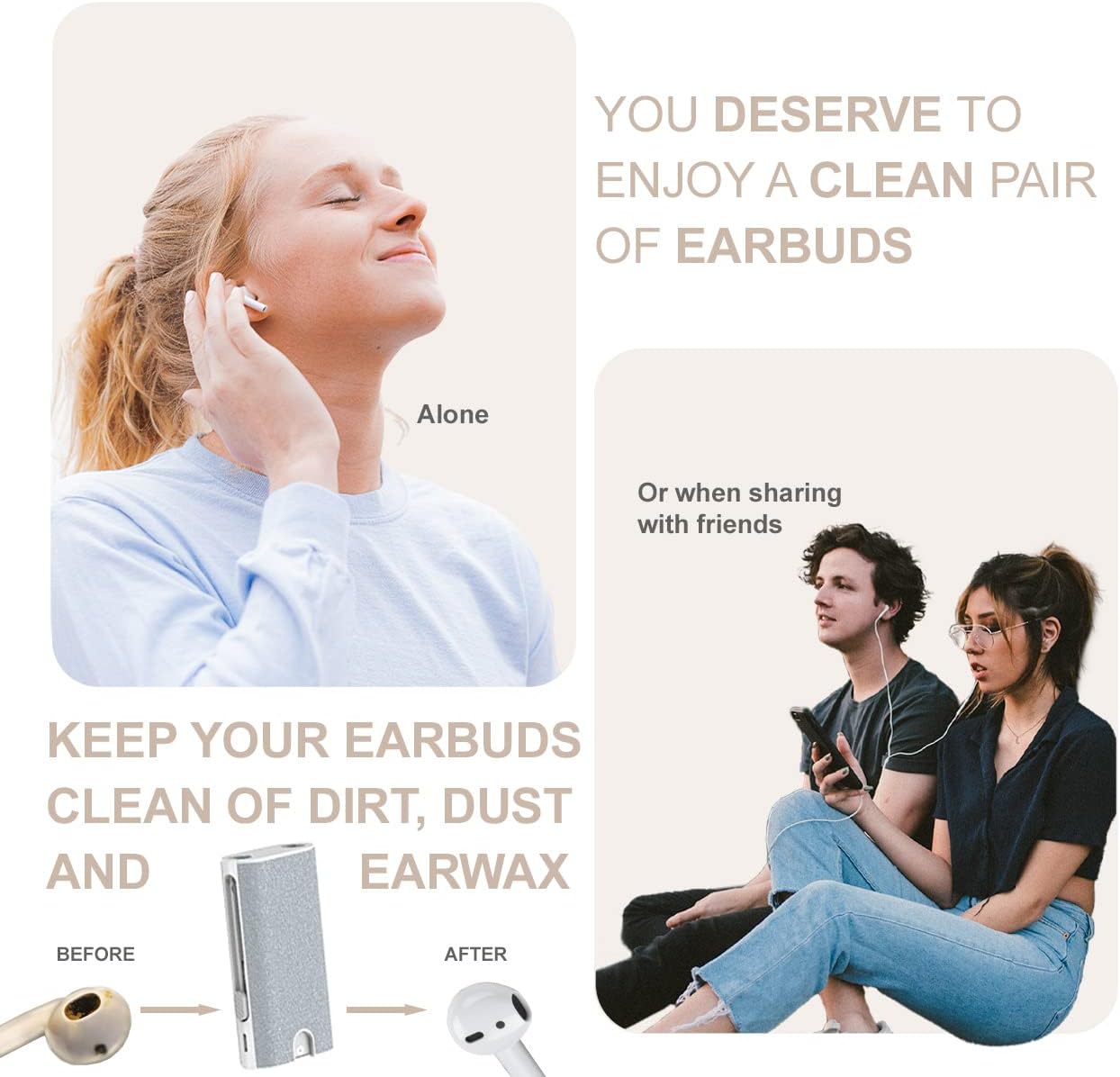 Kit Limpieza Electrónica Pantallas Audífonos Celulares