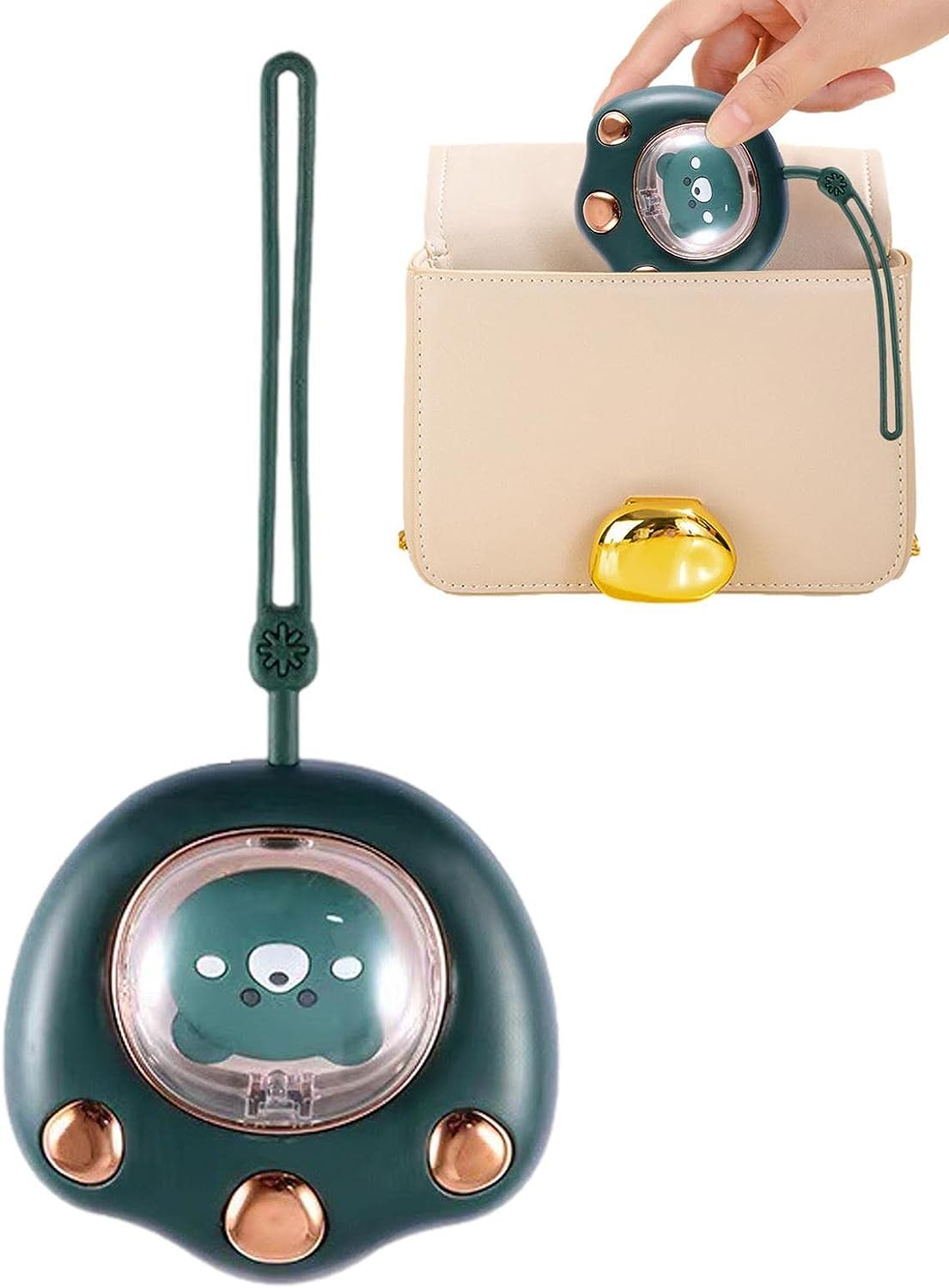 Calentador Manos Garra Gato USB Recargable Kawaii