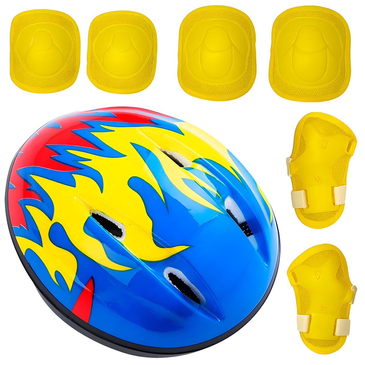 Kit Patines en Línea Ajustables Niña C/ Protecciones y Casco