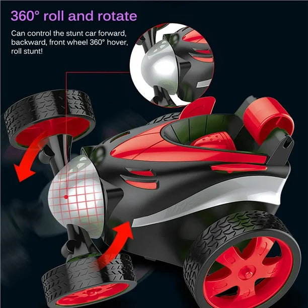 Auto A Control Remoto Autos Locos 360 Grados Stunt Car