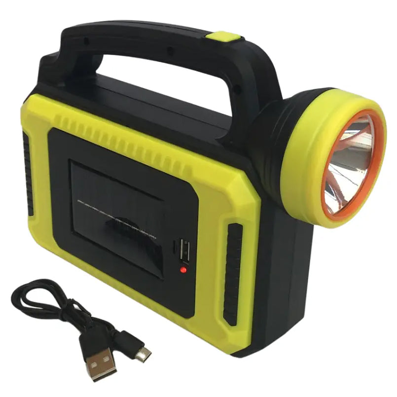 Lampara Linterna Solar Y Usb Recargable Carga de Celular