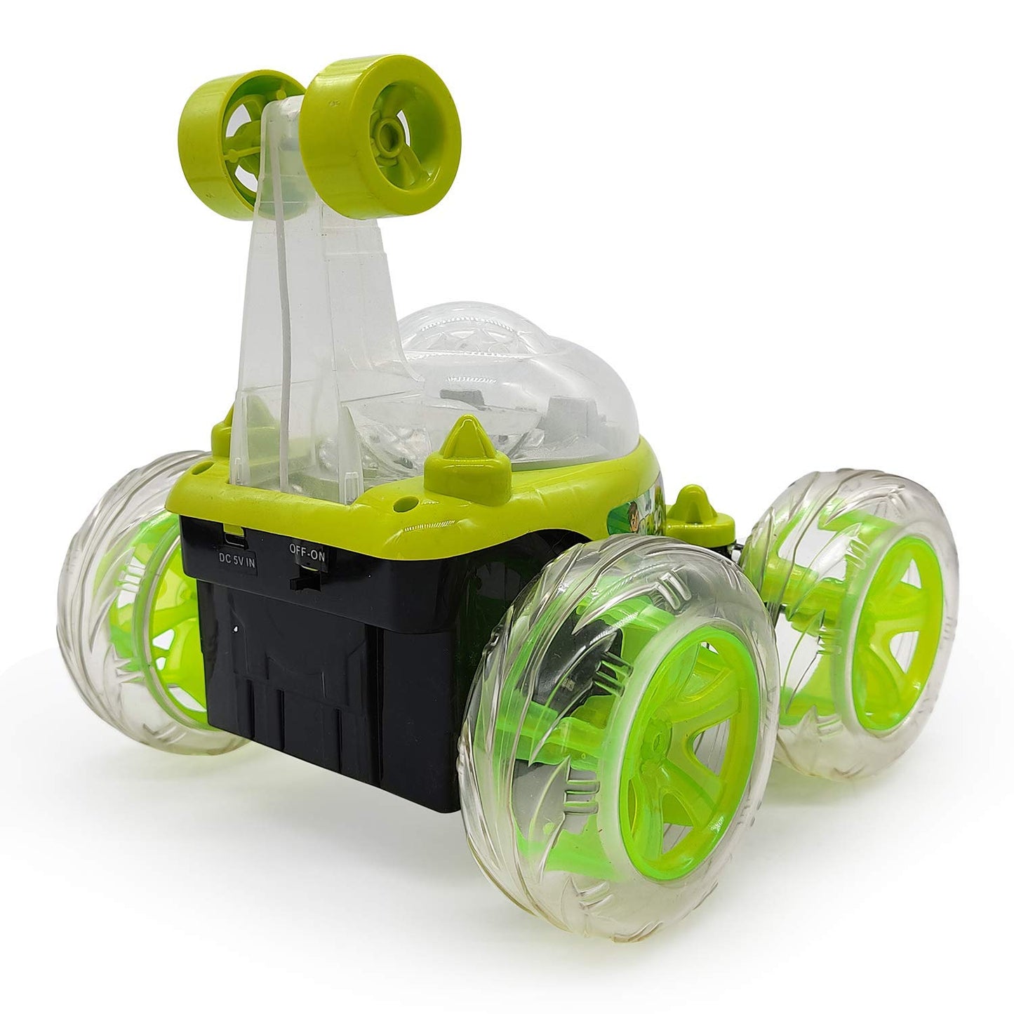 Auto Loco RC Stunt Car 360° | Luces Sonido Recargable