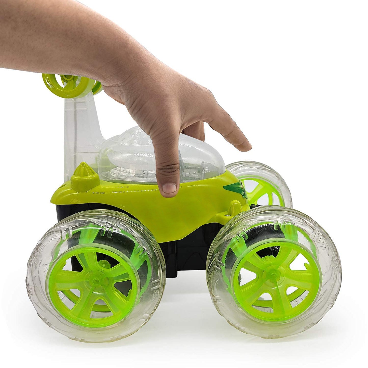 Auto Loco RC Stunt Car 360° | Luces Sonido Recargable