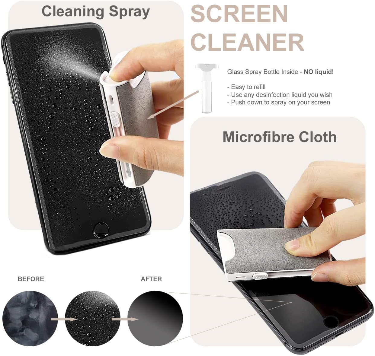 Kit Limpieza Electrónica Pantallas Audífonos Celulares