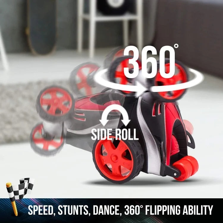 Auto A Control Remoto Autos Locos 360 Grados Stunt Car