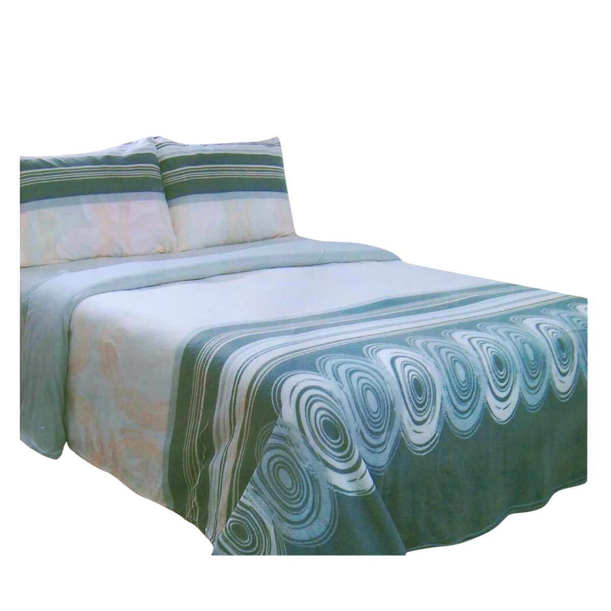 Juego Sábana Polar 2 Plazas 4 Piezas con Funda Varios Colores Invierno