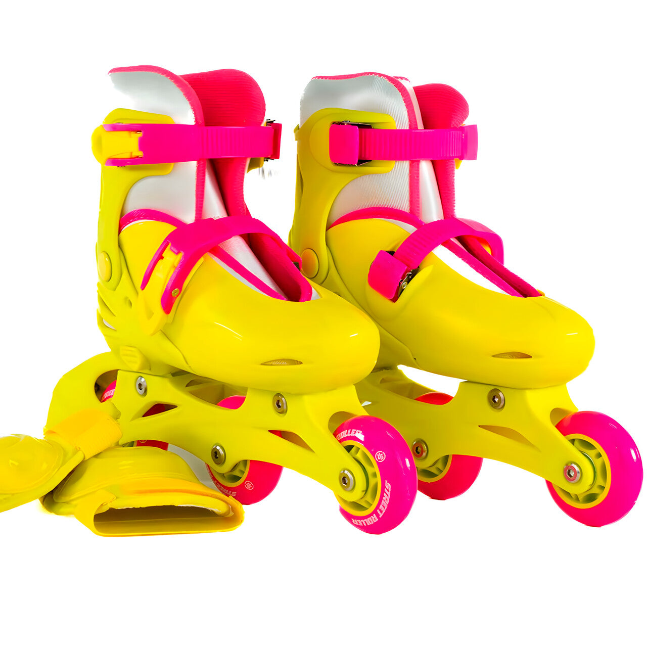 Kit Patines en Línea Ajustables Niña C/ Protecciones y Casco