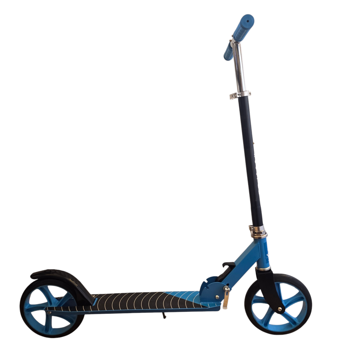 Scooter Monopatín XL Grande Metálico Ajustable Azul/Negro