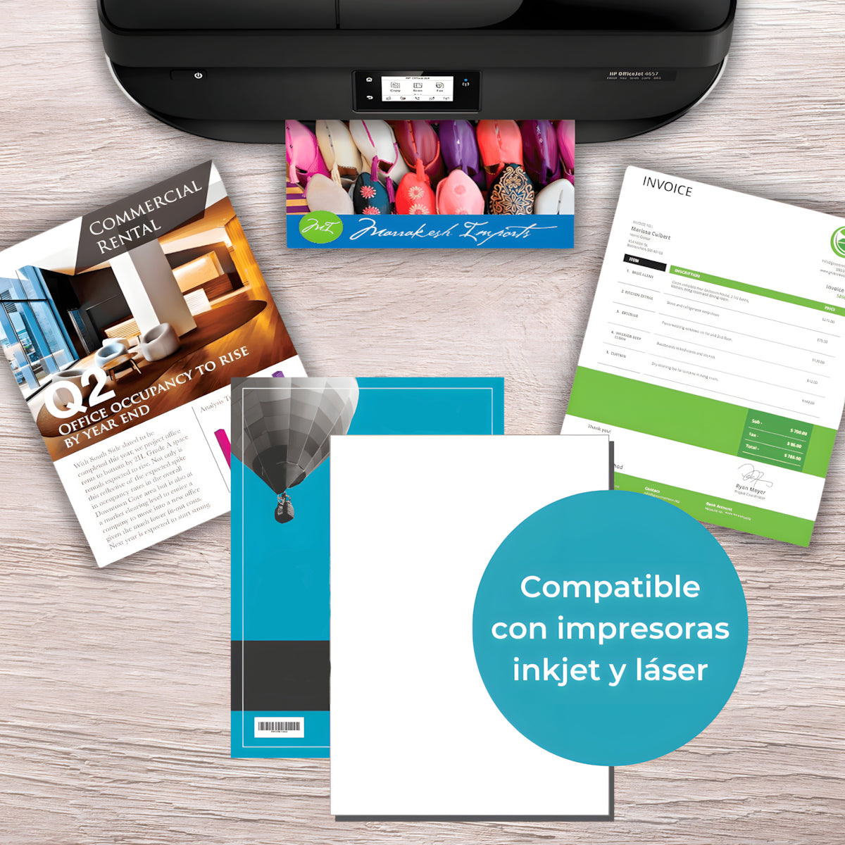 Papel Fotográfico Brillante Glossy A4 230g 20 Hojas