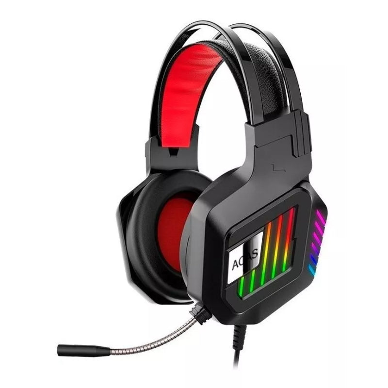Audífonos Gamer Luz Led 3.5mm Xbox Playstation Pc As-80