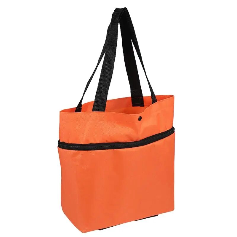 Carrito Compras Plegable Ruedas Bolsa Feria Resistente