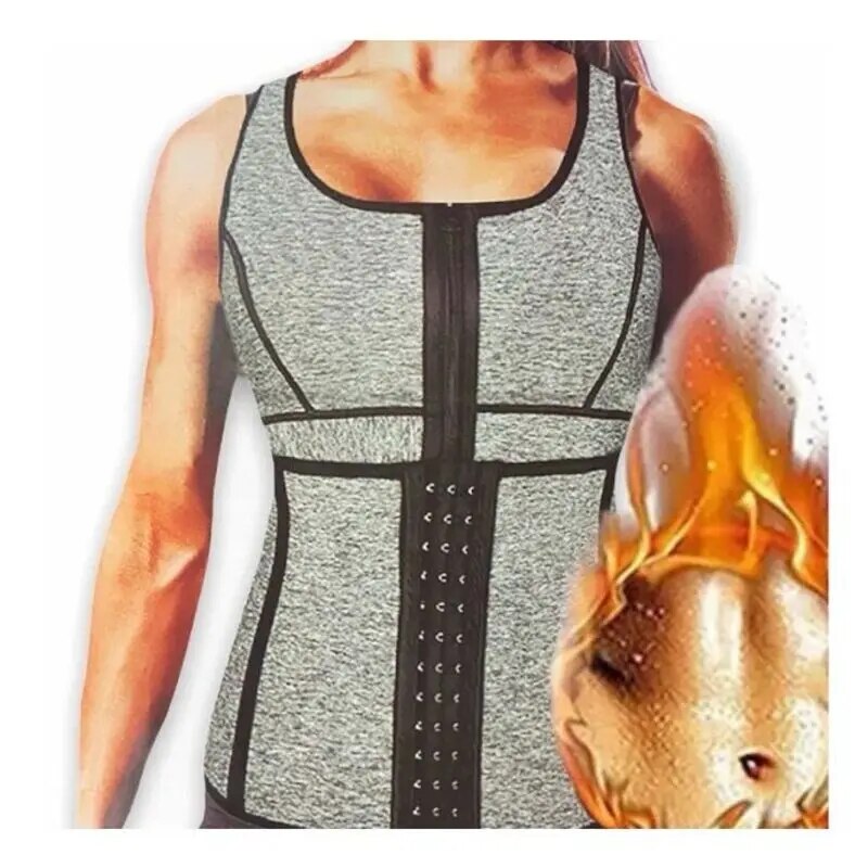 Faja Chaleco Mujer Neopreno Térmica Reductora Sauna Talla M
