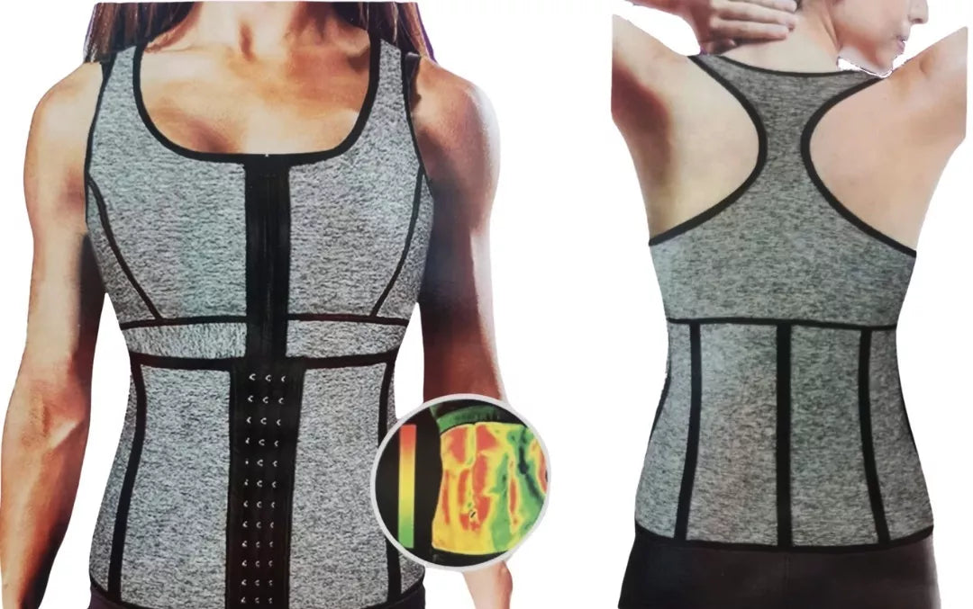 Faja Chaleco Mujer Neopreno Térmica Reductora Sauna Talla S