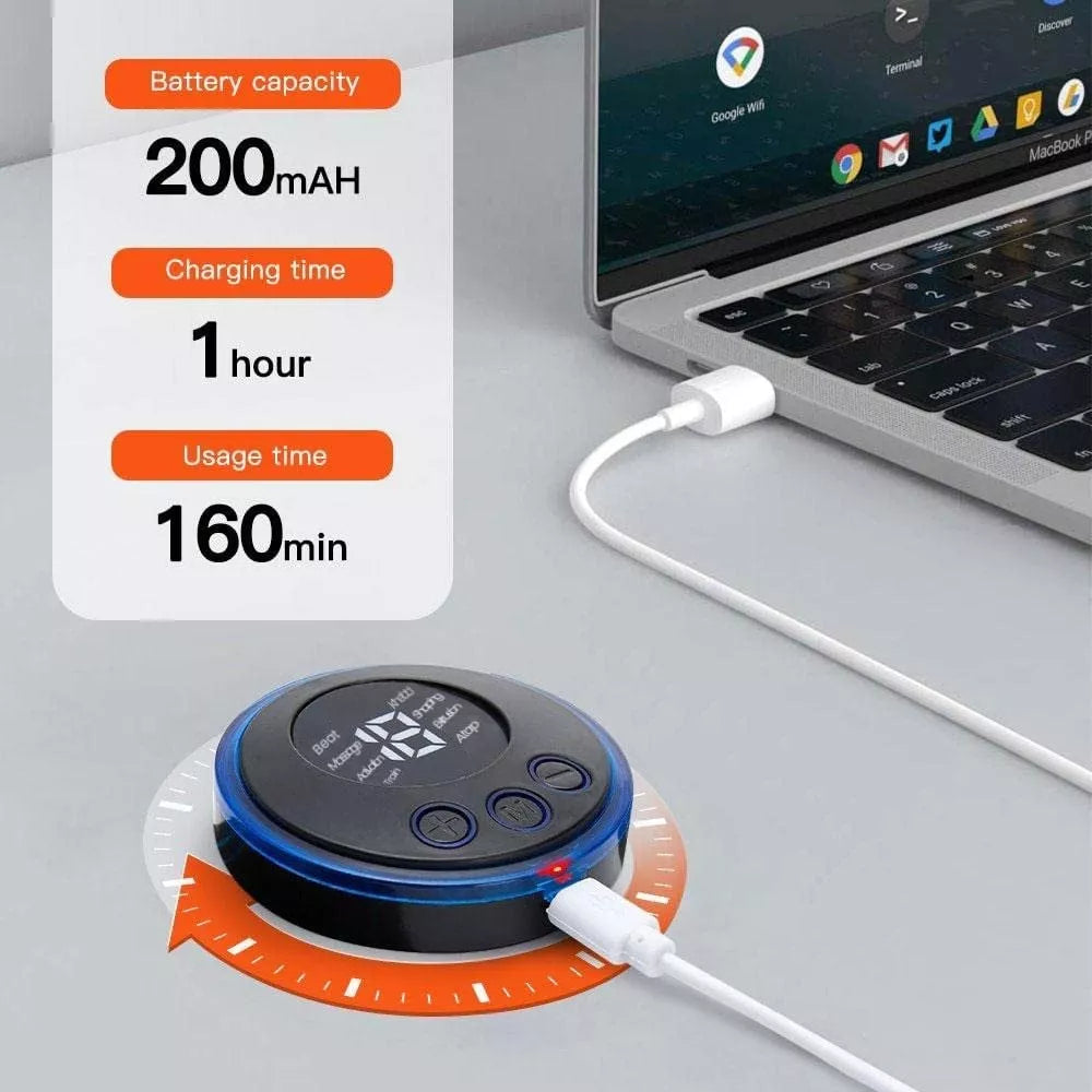 Mini Electroestimulador Muscular Masaje Corporal