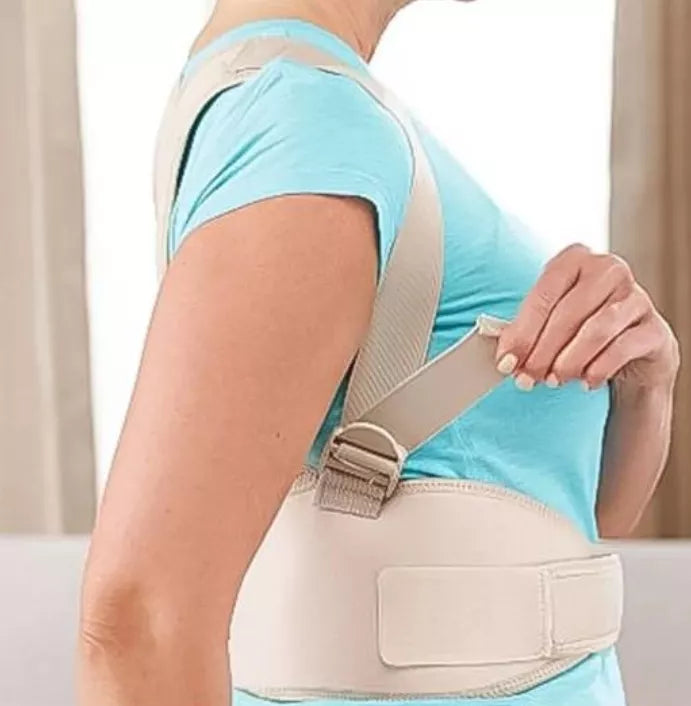 Faja Correctora Postura Espalda Ajustable Unisex