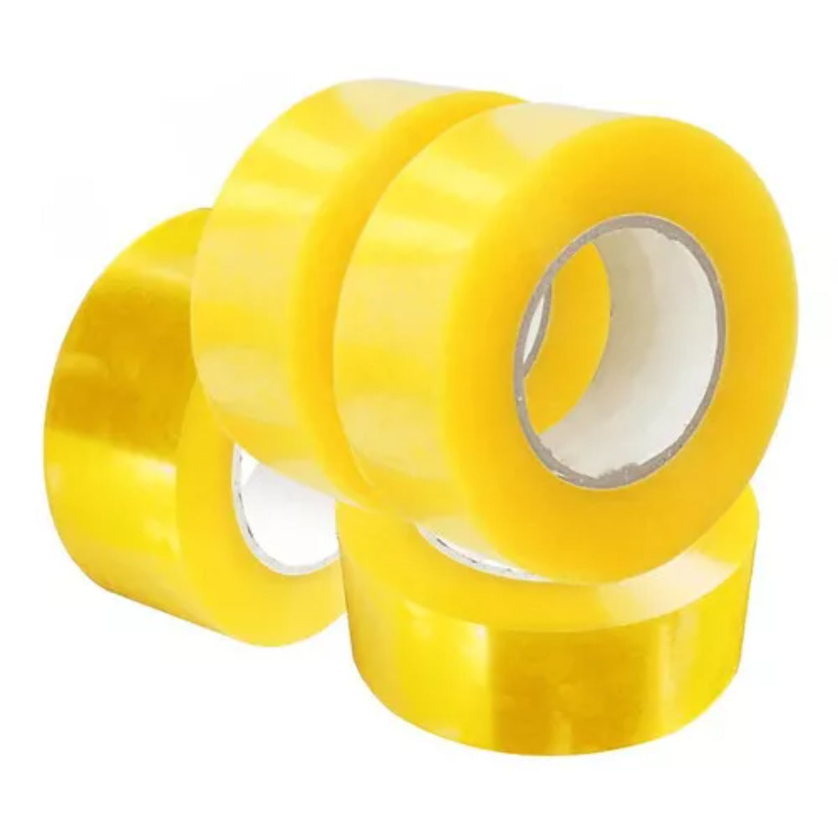 Cinta de Embalaje Rollo Adhesiva Resistente Transparente 200 Metros x 4.8 Cm de Ancho