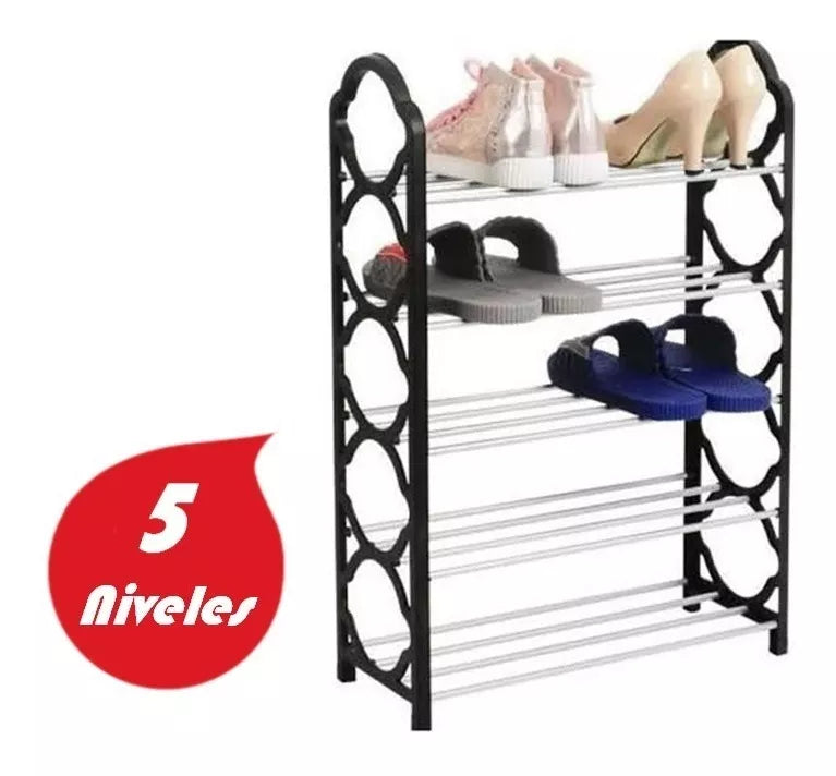 Estante Organizador Zapatos 5 Niveles Rack Zapatero
