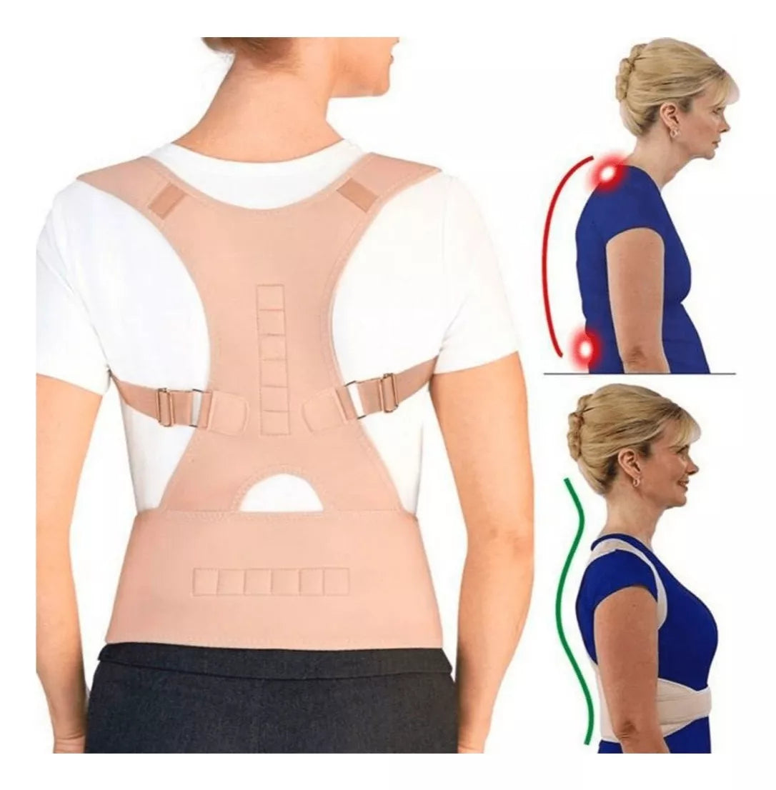Faja Correctora Postura Espalda Ajustable Unisex