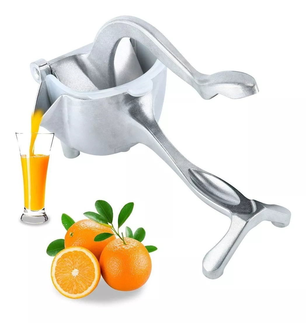 Exprimidor Manual Aluminio Jugo Naranja Limón Frutas