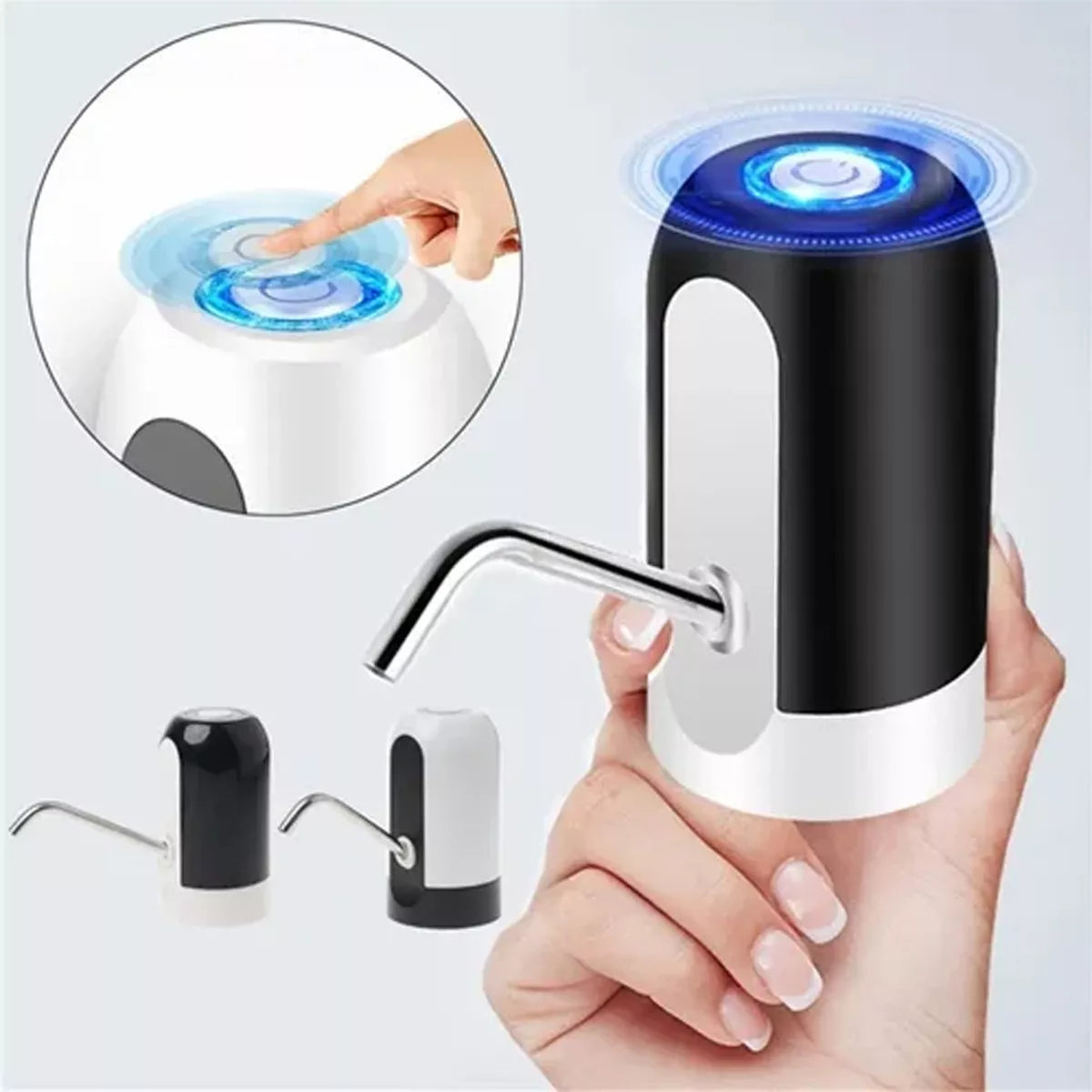 Bomba Dispensador Agua Eléctrico USB Recargable Botellón