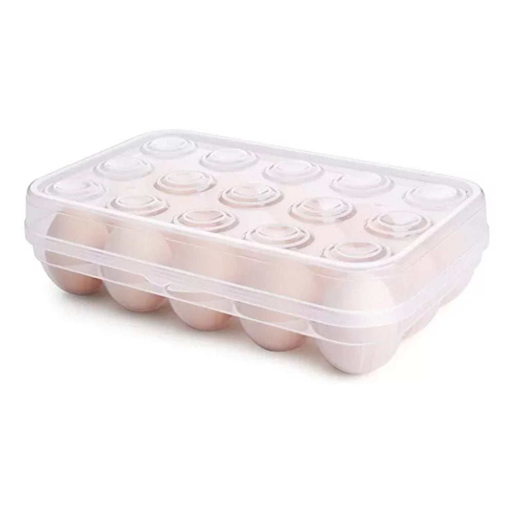 Organizador Huevos Nevera, Caja 15 Uni. Apilable