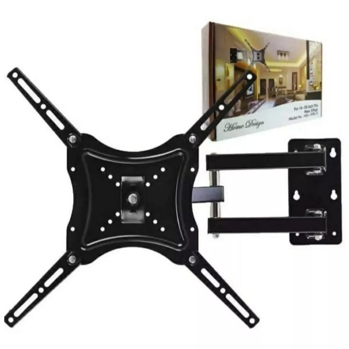 Soporte Tv Expandible Movil Articulado 14 -55 pulgadas 50 kg Home Design