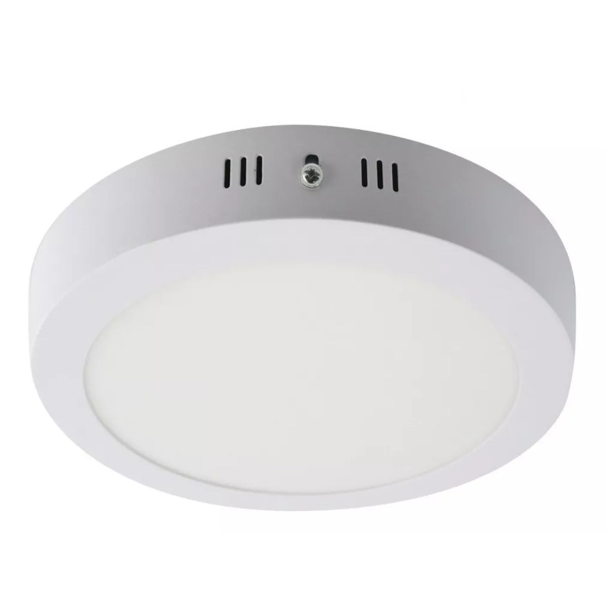 Foco Panel Plafon Led Sobrepuesto Redondo 24w Blanco Luz Fria
