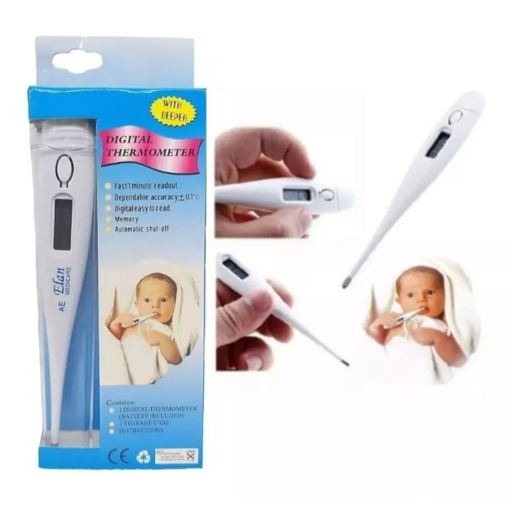 Termómetro Digital LCD Niños y Adultos Fiebre