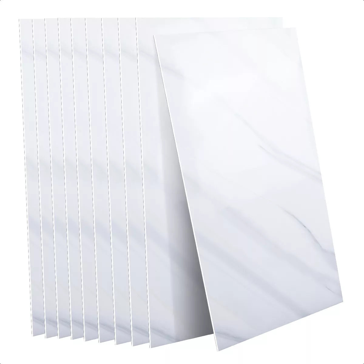 Láminas PVC Mármol Autoadhesiva 60x30cm Pared