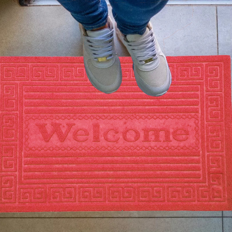 Alfombra Limpiapies Choapino 60x40 Antideslizante Entrada Terracota