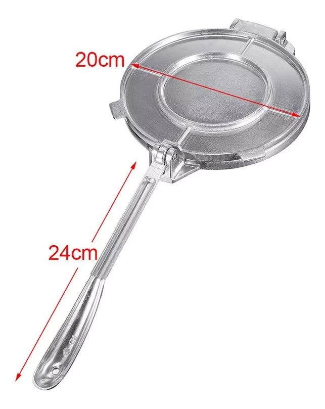 Prensa Tortillas 20cm Aluminio Durable Cocina Tacos Masa