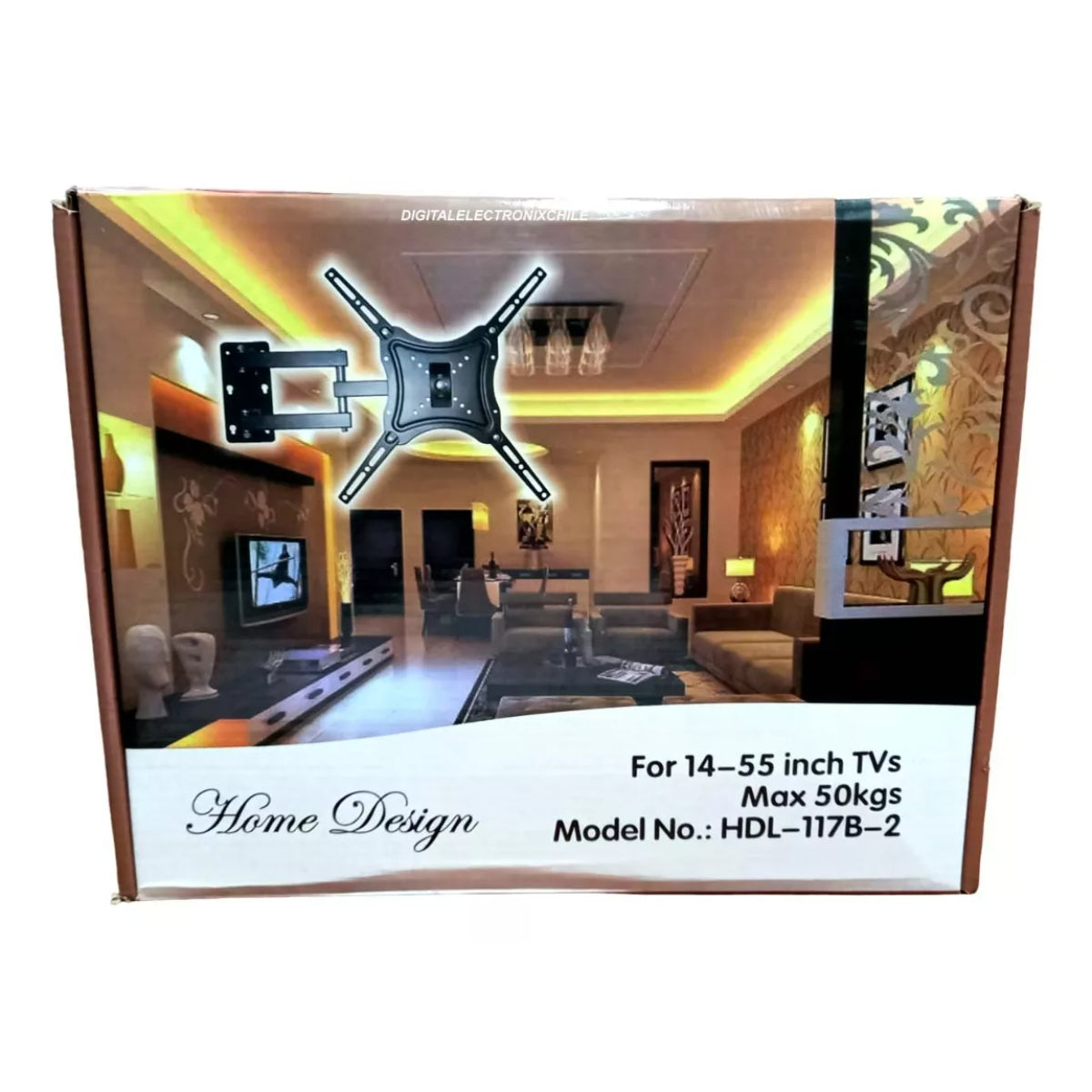 Soporte Tv Expandible Movil Articulado 14 -55 pulgadas 50 kg Home Design