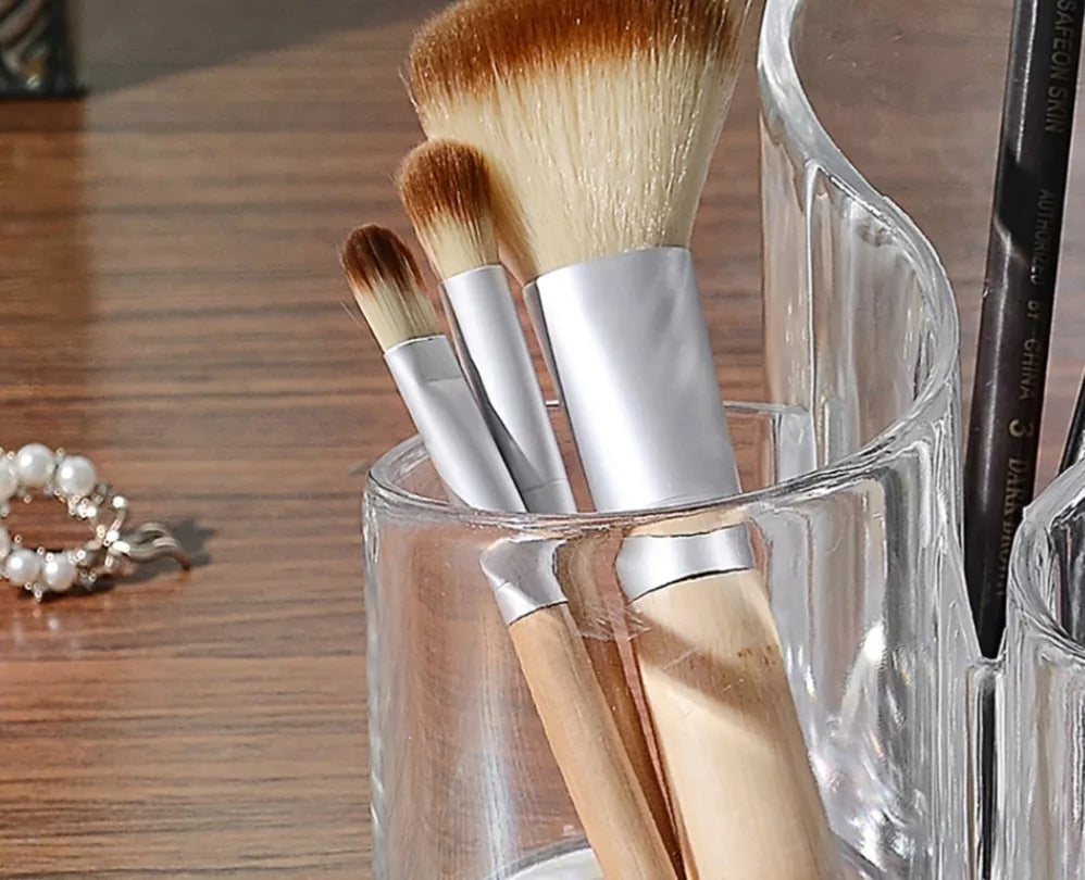 Organizador Brochas Maquillaje Acrílico Lápiz