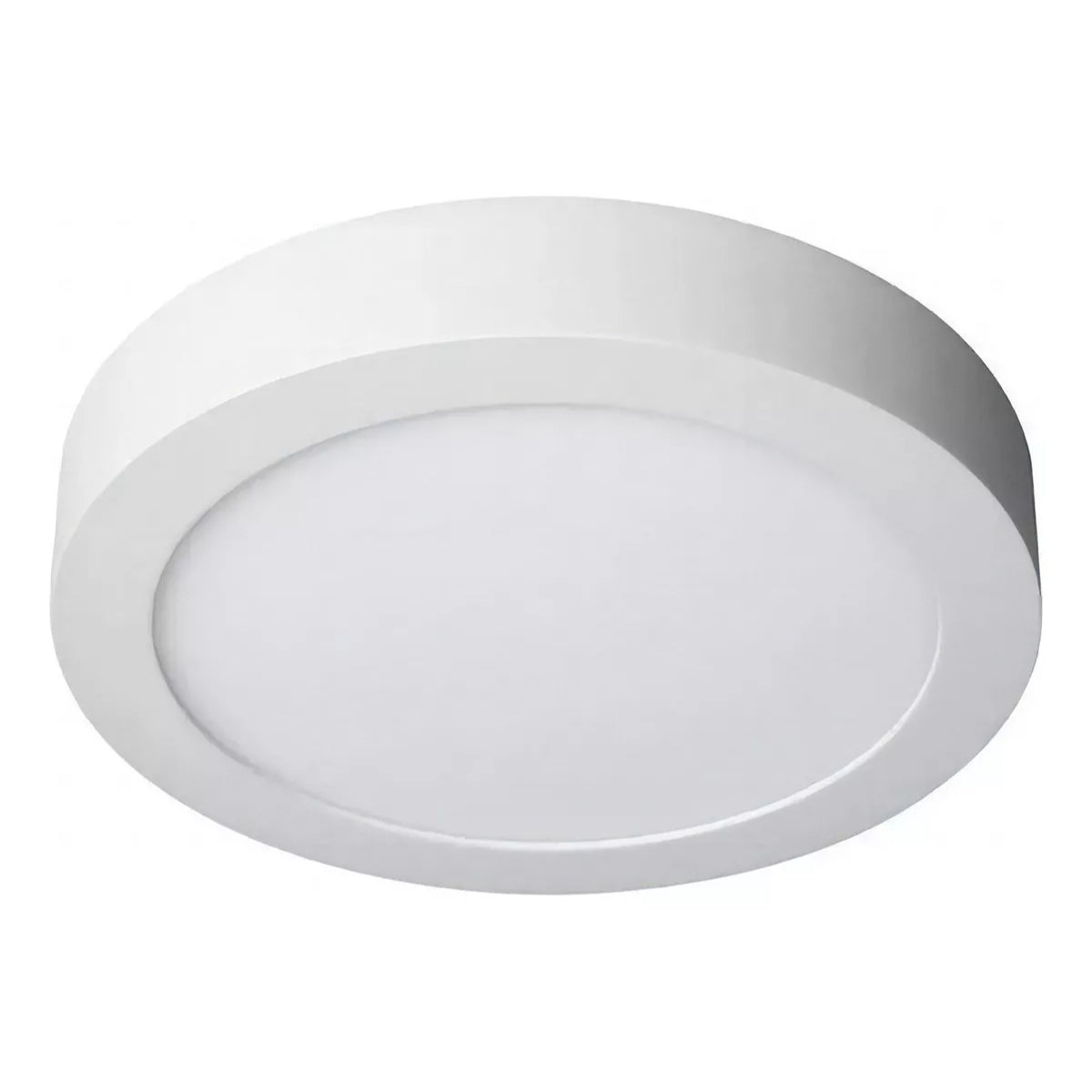 Foco Panel Plafon Led Sobrepuesto Redondo 24w Blanco Luz Fria